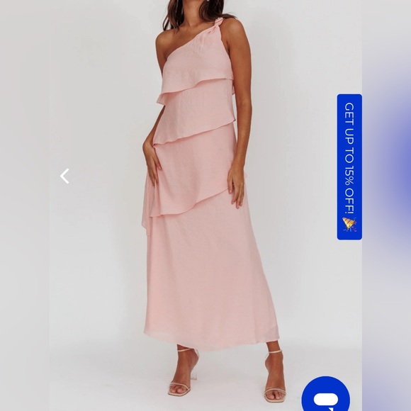 Selfie Lesli Delwyn One-Shoulder Maxi Dress - Picture 2 of 7